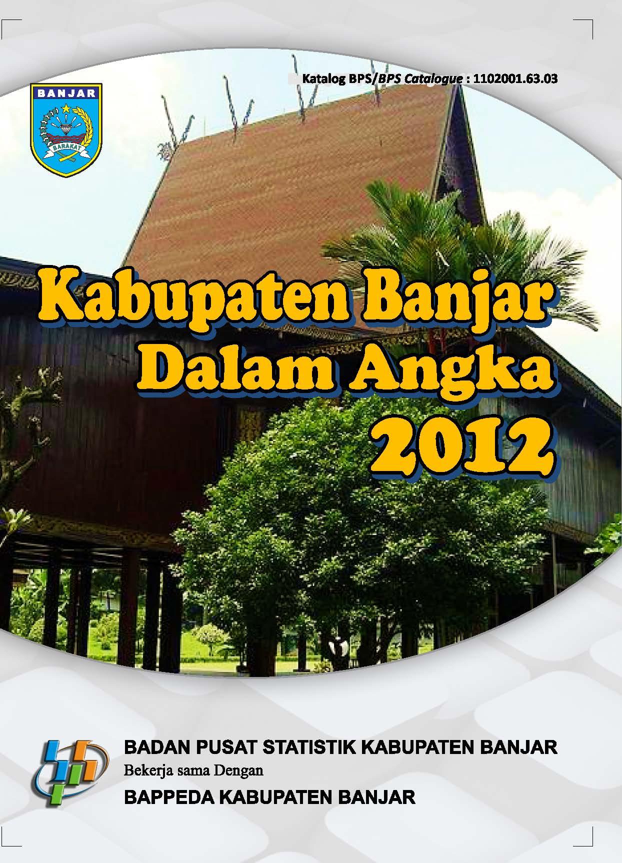 Statistical Yearbook of Banjar Regency 2012